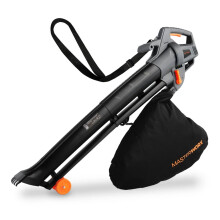 MasterWorx Leaf Blower 3 in 1 Vacuum Shredder Mulcher 35L Collection Bag - 3000W