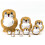 Blank Wooden Big Belly Shape Russian Nesting Doll Unpainted 6