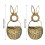 Decorative Seaweed Rabbits Wall Basket Handwoven Storage-S 2