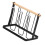 Practical Metal Cup Organizer with Angled Design Iron-Black 1