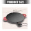 Electric Grill Pan Nonstick Coating Round BBQ Griddle-40cm B 4