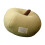Soft Furry Round Fruit Shape Throw Pillow Cuddly-Yellow 40x30cm 1