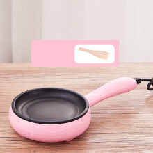 Multifunktionaler 2-in-1 Eierkocher & Fritteuse Pink, Antihaftbeschichtung, Automatische Abschaltung