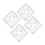 Bohemia Wall Mirror Decors Square Decorative Mirror-4 pack 1