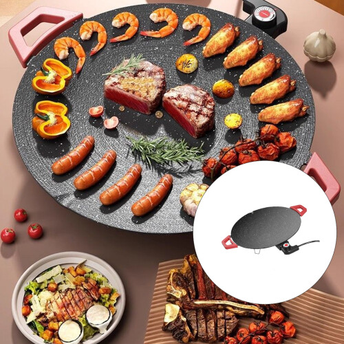 Multipurpose Electric Grilling Pan Indoor For Home Use And-M 1 1