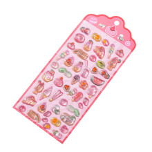 Vibranting Handmade Journal Sticker With 3D Embossed-Dessert