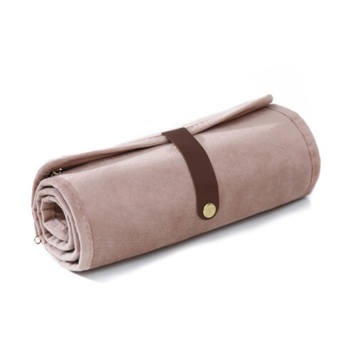 Sac de rangement de bijoux multicouche, pour boucles-Rose