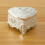 Florals Carved Heart Shape Storage Box With Hide Lock 5