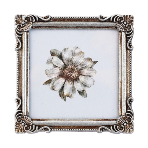 Retro Picture Frame,Decorative Photo Frame Antique-old silver