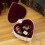 Florals Carved Heart Shape Storage Box With Hide Lock 6