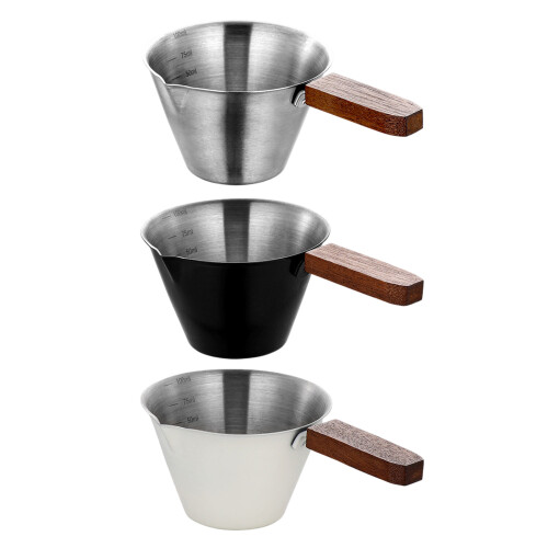 Packung mit 3 Kaffee-Extraktionsbechern, Edelstahlgehäuse und