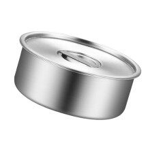 Ergonomische Edelstahl-Dampfschüssel zum Kochen von Suppen und-L