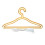Plastic Light Up Clothing Rack Foldable Design-warm light 1