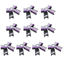 10PCS Tournament Themed Hair Accessories Soft Fabric-Purple