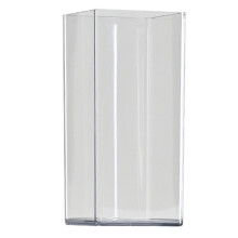 Flower Vases Clear Acrylic Square Vases Decorative-12x25cm
