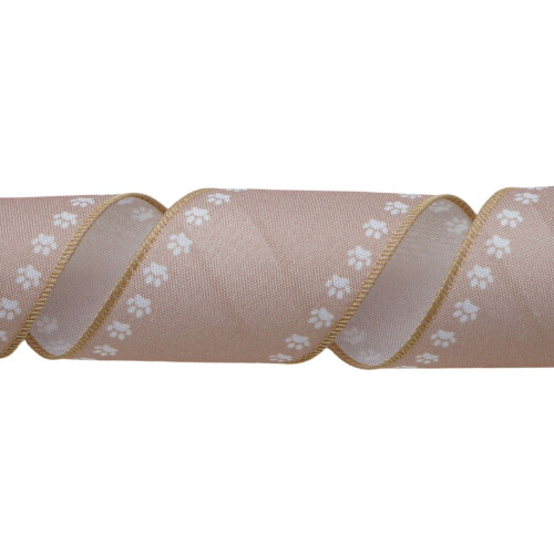 2lots Wire Christmas Ribbon Bear Pattern Valentines Gift-50mm