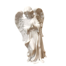 Guarder Angel Beeldjes Hars Engel Standbeelden Ornament voor-Wit