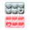 2pack 6-Cavity Silicones Heart Chocolate Molds Cake-Blue 2
