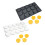 Nonstick Silicone Waffle Chocolate Molds With 15 Round-White 2