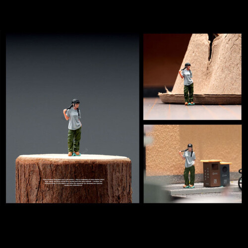 1:64 Scale Hand Painted Miniature Figure Realistic Miniature 1