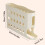4-Layer Eggs Holder Automatic Rolling Eggs Container-off white1 4