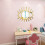 Unique Eye Shape Decorative Mirror Acrylic Wall Artpiece-Gold 5