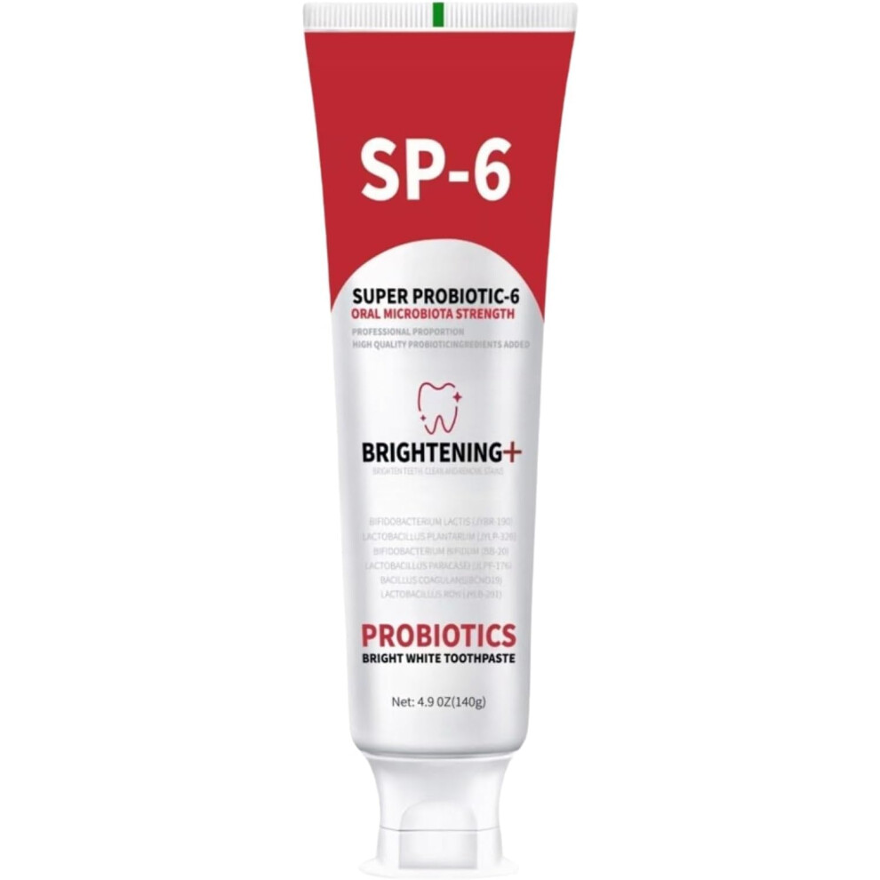 2 PCS Probiotic Whitening Toothpaste for Teeth Whitening and Gum Health, Fluoride Mint, 4.9 oz