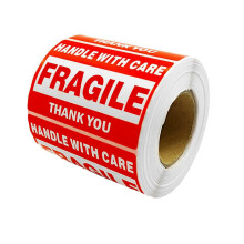 Fragile Stickers Labels with Strong SelfAdhesive for Boxes Parcels and Safe Packing