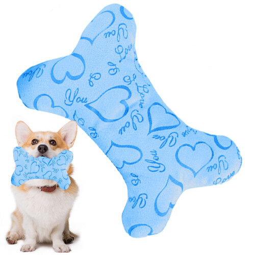 Dog Pillow with Calming Support, Soft Bone Shape, Machine Washable for Small Medium Large Pets 1