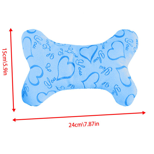 Dog Pillow with Calming Support, Soft Bone Shape, Machine Washable for Small Medium Large Pets 2