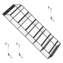 Sturdy Clear Door Mounted Organizers 6 Sections Secure