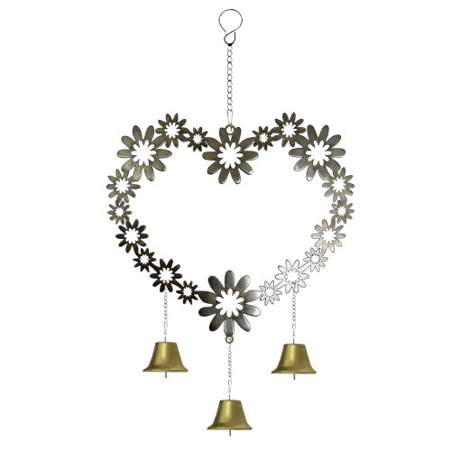 Practical Heart Wind Chimes Valentine's Gift For Event Or Yard