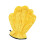 Fleece Pet Grooming Gloves Multifunctional Bath-Yellow 1pcs 1