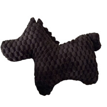 Furry Horse Hugging Pillow For Warmth And Support-Black
