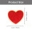 12Pcs Valentines Themed Napkin Holders Dinner Accessories for 2