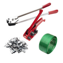 Heavy Duty Manual Strapping Tool with 4000N Binding Force for PET and Steel Bands