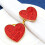12Pcs Valentines Themed Napkin Holders Dinner Accessories for 4