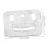 100pcs Wall Mounting Brackets Heavy Duty Panel Clips Secure Flush Mount for DIY Projects 3