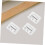 100pcs Wall Mounting Brackets Heavy Duty Panel Clips Secure Flush Mount for DIY Projects 4