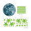 Luminous 3D Moon & Dots Wall Decals Fluorescent Nursery Ceiling Decor 1
