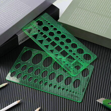 Measuring Geometric Rulers, 9Pcs