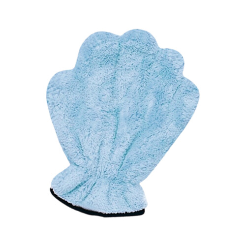 Soft Cats Bathing Mittens Comfortable Pet Glove For-Blue 1pcs