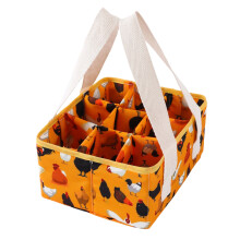 Multipurpose Net Eggs Container With 9-Yellow and black chi