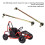 Quad Ball Joint Tie Rod 330mm Set 6