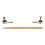 Quad Ball Joint Tie Rod 330mm Set 18