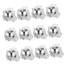 12pcs Metal Ball Corner Protector for Flight Cases with ImpactReducing Edge Guard Silver Finish