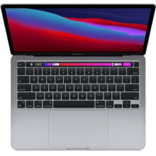 Apple - MacBook Pro de 13,3" com Touch Bar (2020) - Chip Apple M1 - RAM 8Go - 256Go - Cinza Estelar (2020) - Recondicionado - Estado correto - Refurbished