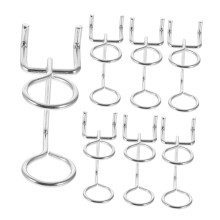 Pegboard Tool Organizer with DualRing Metal Hooks for Screwdrivers and Pliers, Set of 10
