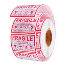 Fragile Stickers Roll 1000pcs Handle With Care Labels Strong Adhesive for Moving Boxes