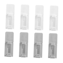 Home Public Toilet Supplies: 4 Adhesive Handles Lifters Nontouch for Round Toilet Seats